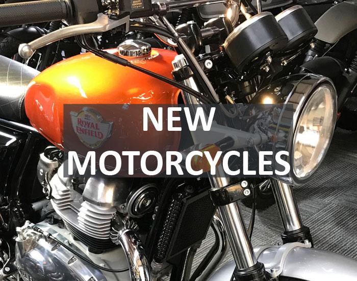 New motorcycles, like this gorgeous Royal Enfield Interceptor 650 with Orange Crush paint finish