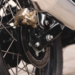 Spoke alloy wheels and ABS brakes - Royal Enfield Continental GT