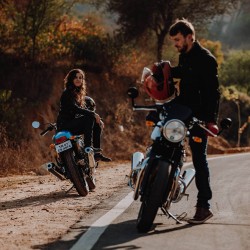 Lots of fun to be had on the Royal Enfield Continental GT