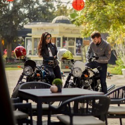 Time for a coffee - Royal Enfield Continental GT cafe racer