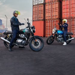 Getting ready to ride - Royal Enfield Interceptor