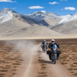 Royal Enfield Himalayan was developed using the Himalayans as a test track.
