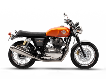 Orange Crush The Royal Enfield Interceptor 650 in Orange Crush finish