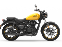 Fireball Yellow Royal Enfield Meteor in Fireball Yellow
