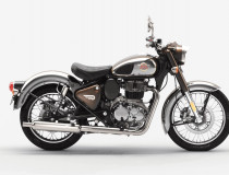 Chrome Bronze Royal Enfield Classic 350 motorbike in Chrome Bronze