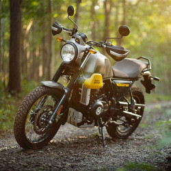 Royal Enfield Scram 411 in Graphite Yellow