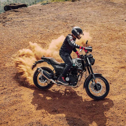 Off road fun with the Royal Enfield Scram 411