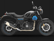 Graphite Blue Royal Enfield Scram 411 in Graphite Blue