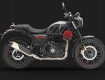 Graphite Red Royal Enfield Scram 411 in Graphite Red