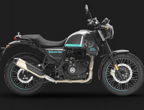 Silver Spirit Royal Enfield Scram 411 in Silver Spirit