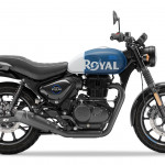 Rebel Blue Royal Enfield Hunter 350 Motorbike in Rebel Blue