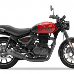 Rebel Red Royal Enfield Hunter 350 Motorbike in Rebel Red